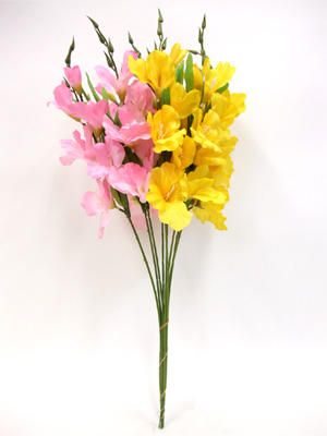 光触媒 造花 グラジオラス10本セット