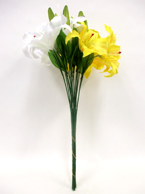 造花 カサブランカ10本セット