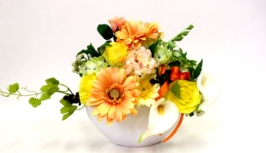 光触媒 造花 ガーベラミックスアレンジ